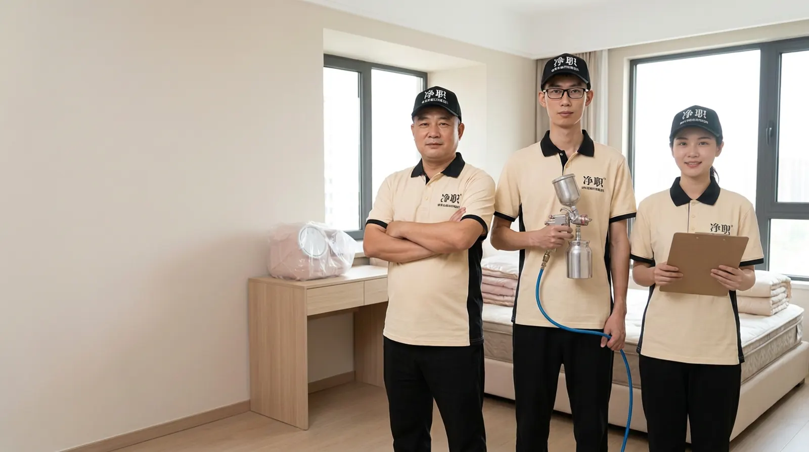 明亮整洁的新装修客厅