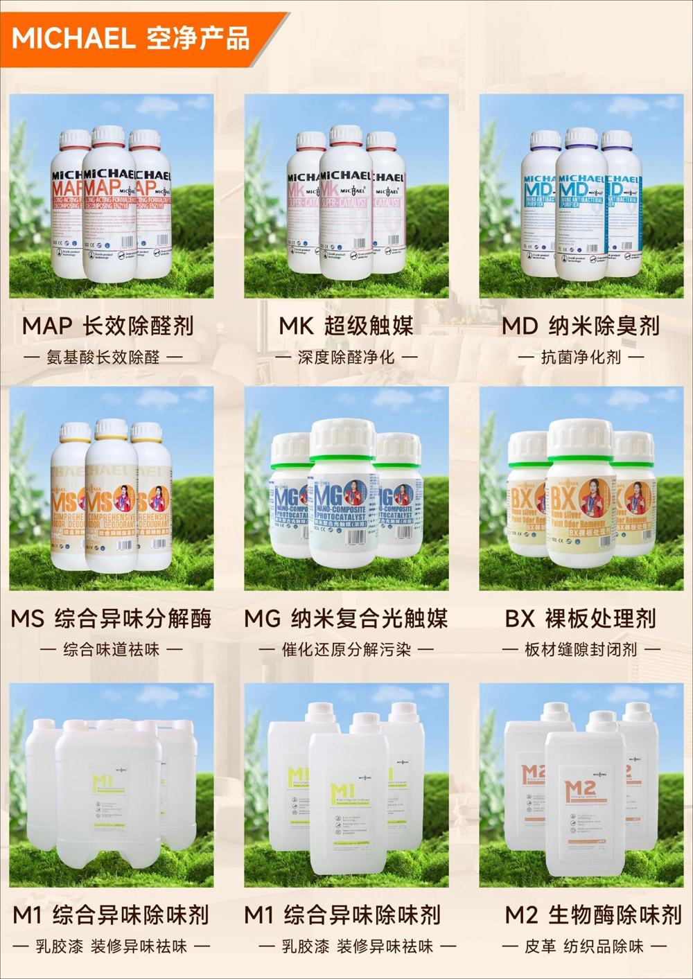 德国 MICHAEL 系列治理药剂产品